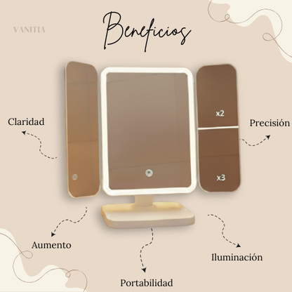 Espejo De Maquillaje Triple ™